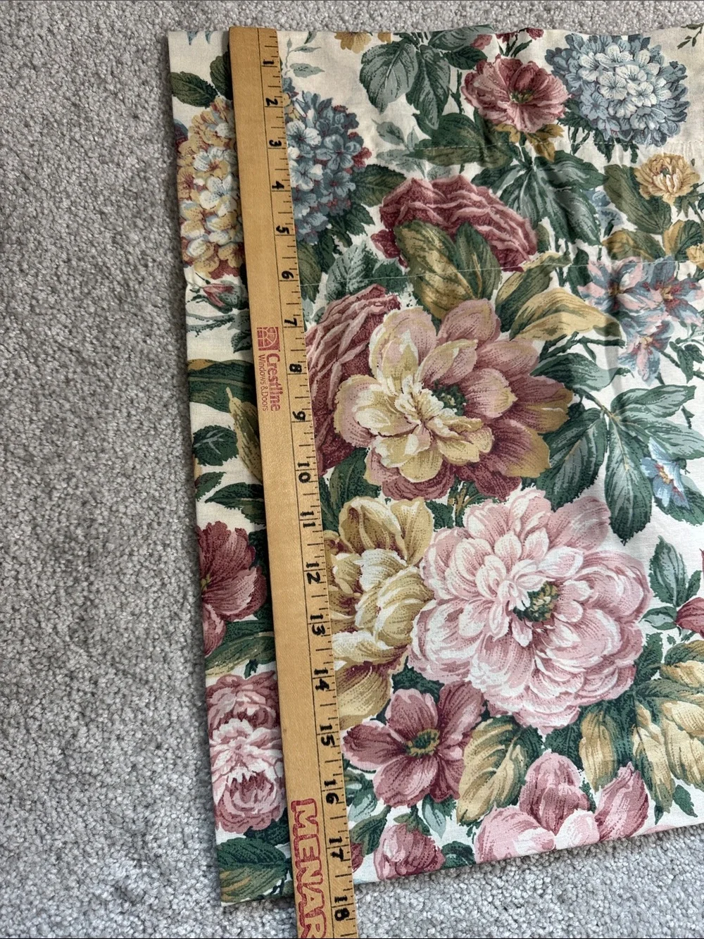 jcpenney Floral Valance 84x 18 Cottagecore Victorian Curtain Window Treatment
